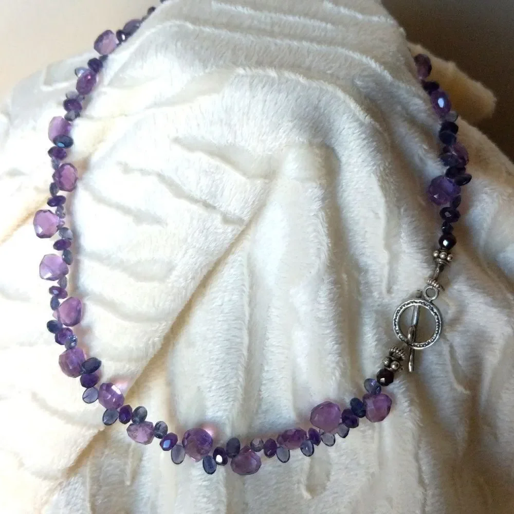 Exquisite Genuine Amethyst Necklace